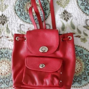 Coach backpack purse